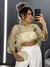 Blusa Trama Floral na internet