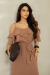 Vestido Ombro a Ombro Babado - Dress It Up! Store