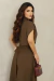 Vestido Botões Transversal na internet