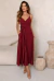 Vestido Midi Transpassado - comprar online