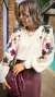 Blusa Tricot Flores - comprar online