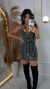 Vestido Alça Pedraria Square - comprar online
