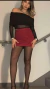 Saia Risca de Giz Strass - comprar online