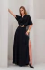 Vestido Longo Decote Degagê - Dress It Up! Store
