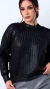 Blusa Big Tricot Metalizada - Dress It Up! Store