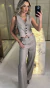 Conjunto Colete Risca de Giz - comprar online