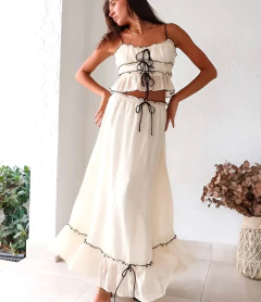 Conjunto Tule Laços