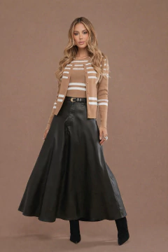 Conjunto Tricot Twin Set Listras - comprar online