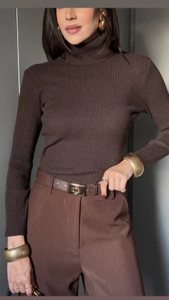 Blusa Tricot Gola Alta - comprar online