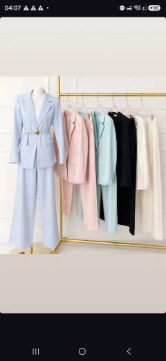 Conjunto Alfaiataria Blazer Cinto Cores - Dress It Up! Store