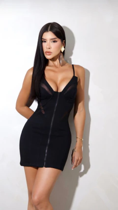 Vestido Curto Bojo Zíper