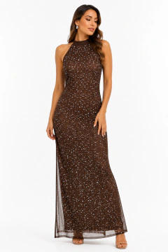 Vestido Longo Pedraria - comprar online