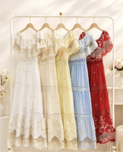 Vestido Longo Renda Tomara Que Caia - Dress It Up! Store