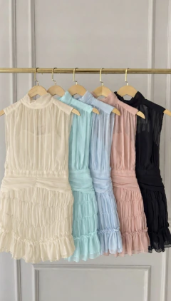 Vestido Chiffon Babados - Dress It Up! Store