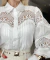 Camisa Creppe de Seda Renda na internet