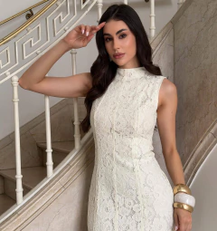 Vestido Longo Renda - loja online