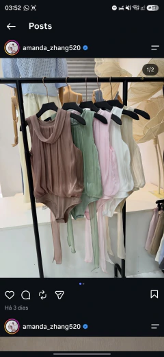 Body Chiffon Gola Laço na internet