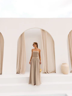Vestido Longo Tomara que Caia Cinto - loja online