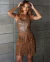 Conjunto Couro Eco Franjas - loja online
