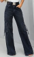 Calça Jeans Cargo