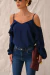 Blusa Boho Ombro a Ombro na internet