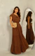 Vestido Longo Airflow Mocha - loja online