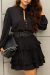 Imagem do Vestido Curto Viscolinho Babados