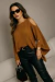 Blusa Poncho Tricot Ombro Vazado - Dress It Up! Store