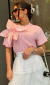 Blusa T-Shirt Flor Ombro na internet
