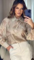 Camisa Acetinada Bordada - comprar online