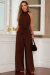 Macacão Wide Leg Cinto - comprar online