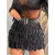 Saia Franjas Strass Cinto - comprar online