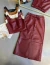 Conjunto Saia Midi Couro Eco - Dress It Up! Store