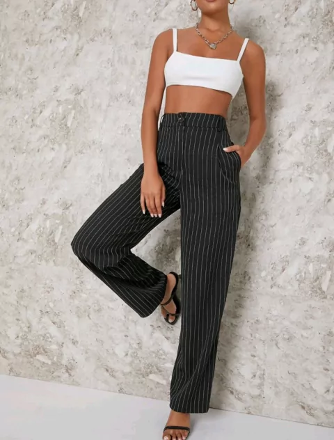 Calça Alfaiataria Risca de Giz