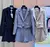 Conjunto Shorts Blazer Pedraria - Black Friday na internet