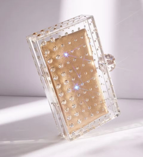 Bolsa Clutch Crystal