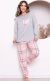 Pijama Algodão Estampa Coração