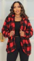 Casaco Teddy Estampado -Black Friday