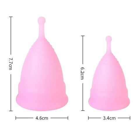 kit com 2 Coletores Menstrual de Silicone - SI