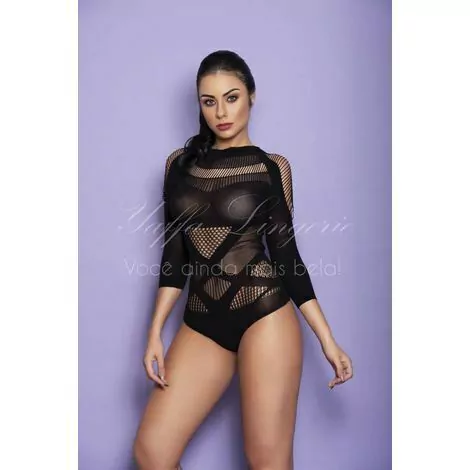 BODY ARRASTÃO MANGA LONGA Y3540