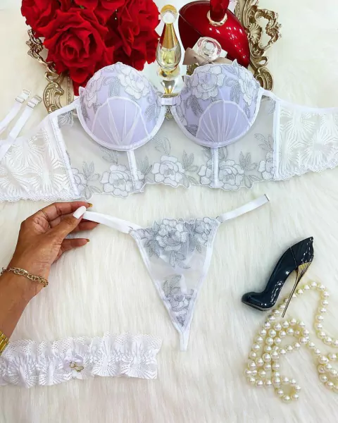 Conjunto Champanhe Branco