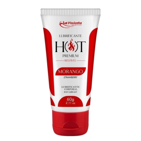 LUBRIFICANTE HOT PREMIUM MORANGO