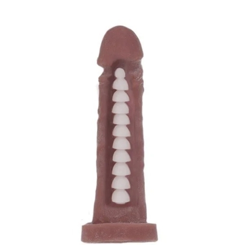 Prótese Em Cyber marrom Com Vértebra 18 X 3,8 Cm - Ktoy - comprar online