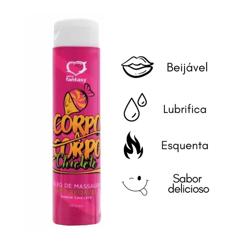 Corpo a Corpo - Óleo Hot Para Massagem Sabor Chiclete - comprar online