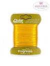 FITA DE CETIM NA COR AMARELO OURO DUPLA FACE 4MM COM 10 METROS