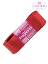 FITA DE CETIM NA COR VERMELHO DUPLA FACE 30MM COM 10 METROS