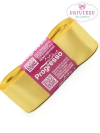 FITA DE CETIM NA COR OURO DUPLA FACE 38MM COM 10 METROS
