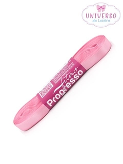 FITA DE CETIM NA COR ROSA ESCURO DUPLA FACE 7MM COM 10 METROS