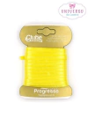 FITA DE CETIM NA COR AMARELO CANÁRIO DUPLA FACE 4MM COM 10 METROS