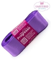 FITA DE CETIM NA COR LILÁS LAVANDA FACE 38MM COM 10 METROS